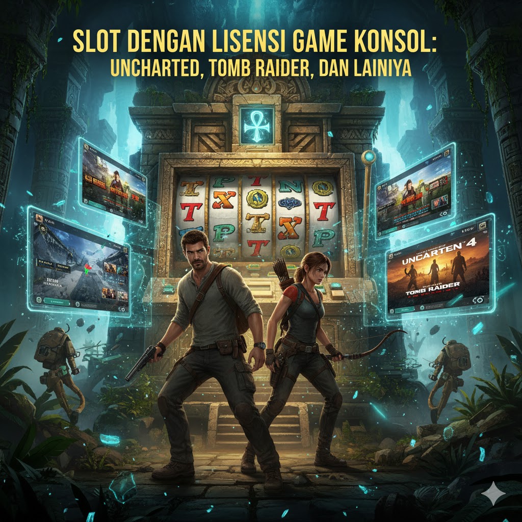 Slot dengan Lisensi Game Konsol : Uncharted, Tomb Raider, dan Lainnya